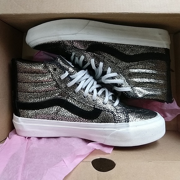 Vans Shoes - Vans SK8 Hi Slim metallic Womens 5